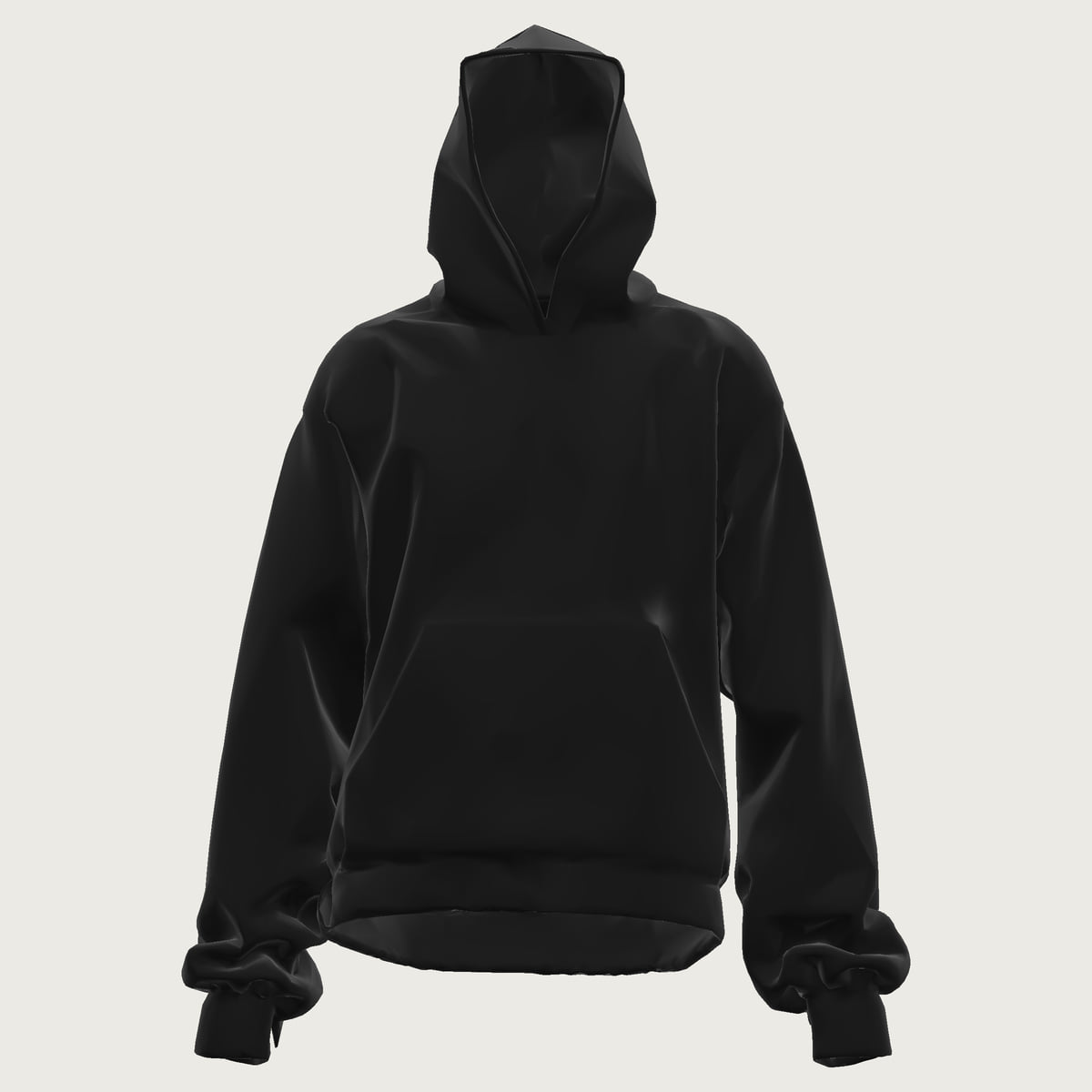 Hoodie i svart med eget tryck — designa själv från 388 kr