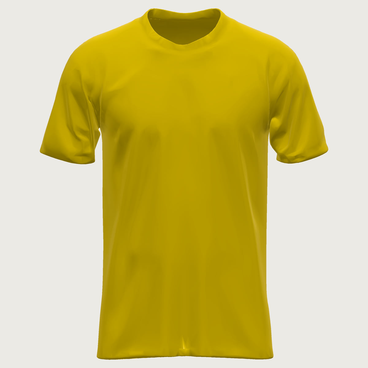 T-shirt i färgen gul